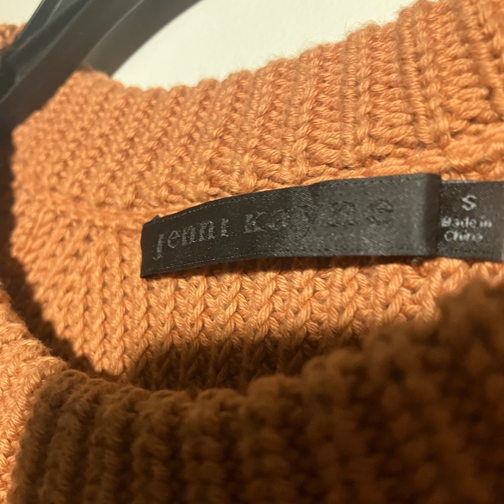 Jenni Kayne Textured Tan Crew Neck Sweater - Picture 11 of 13
